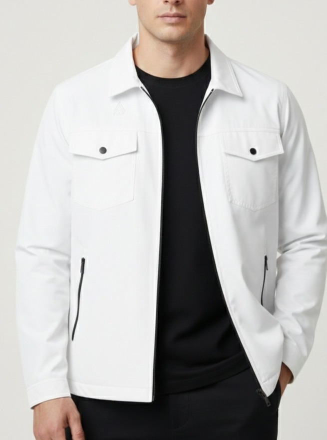 Kapspor Erkek Beyaz Ceket KAP-00090