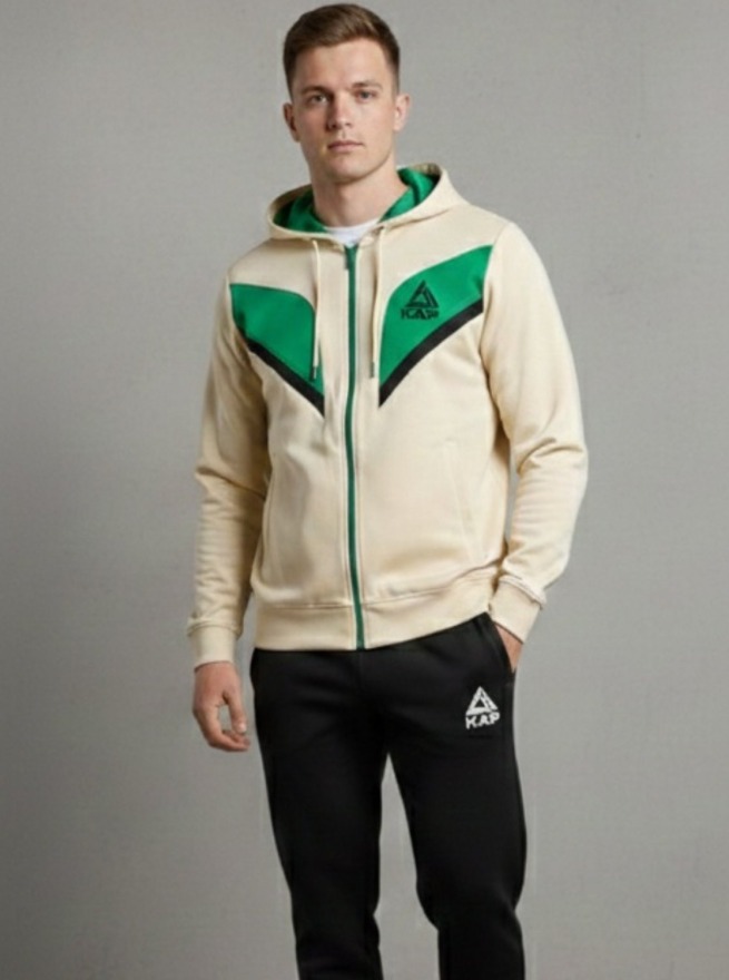 Kapspor Erkek Kapüşonlu Eşofman Takımı KAP-00282
